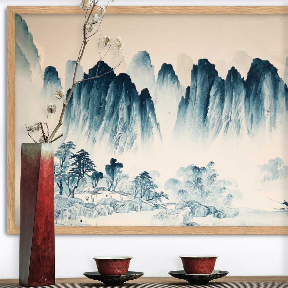 Die Berge Asiens - Poster artlia