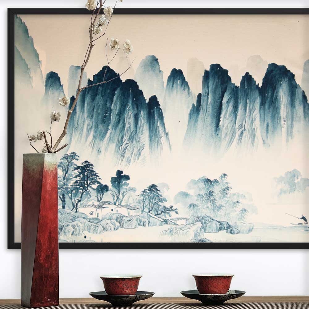 Die Berge Asiens - Poster artlia