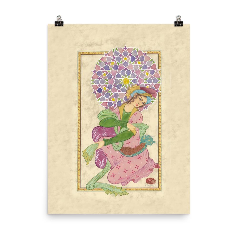 Die persische Dame - Poster 30x41 cm artlia