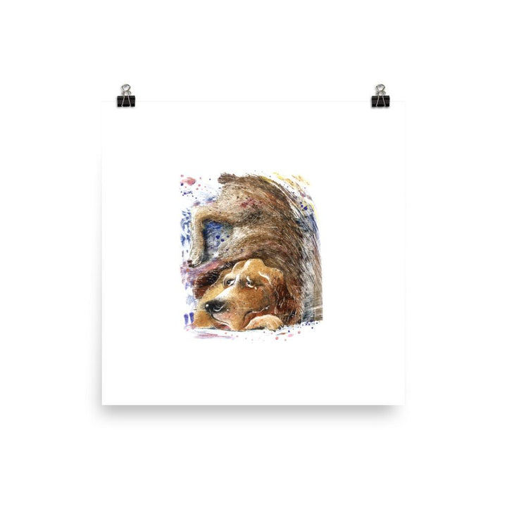 Dom Hund - Poster 25x25 cm artlia