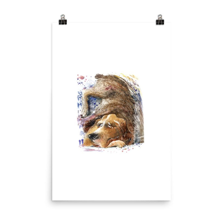 Dom Hund - Poster 30x45 cm artlia