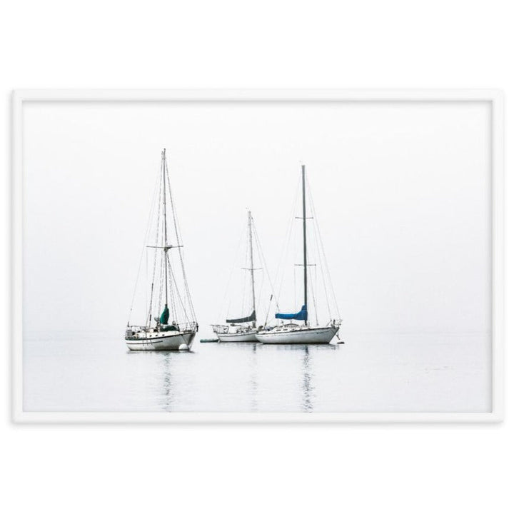drei Segelboote - Poster artlia