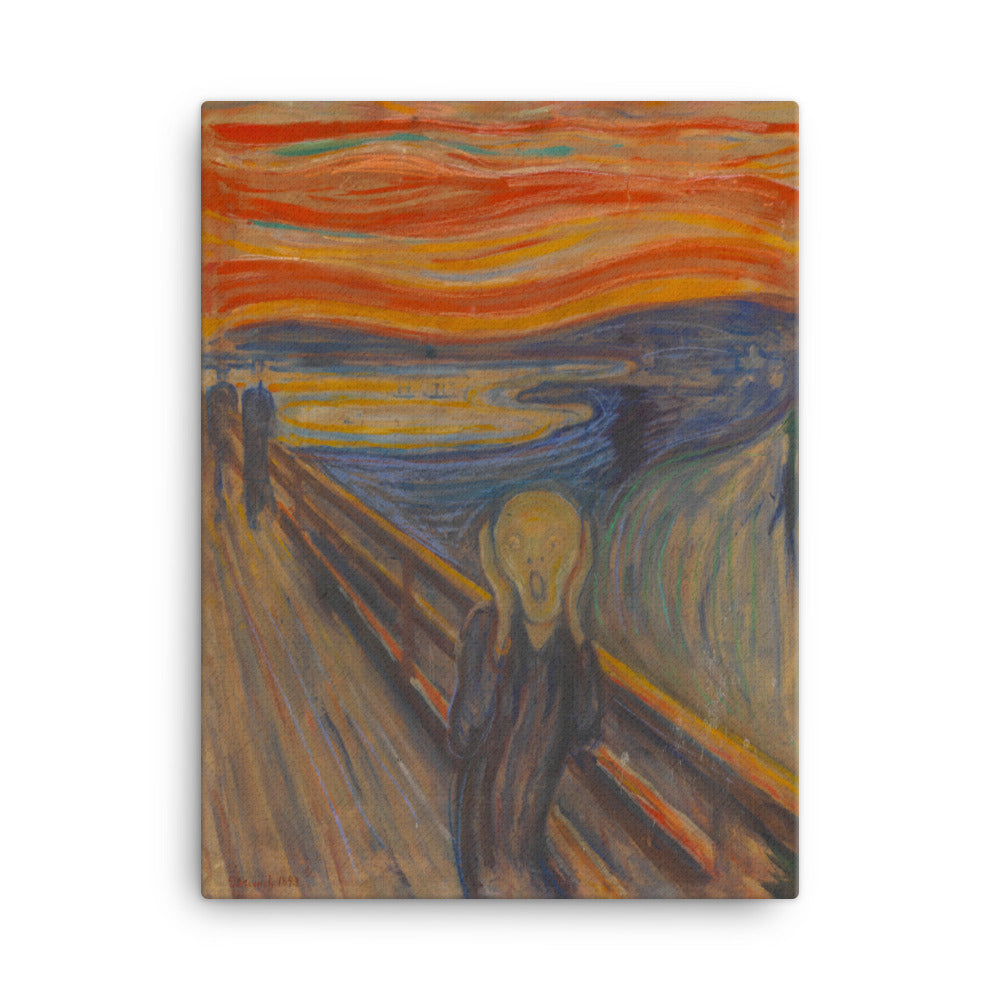 Edvard Munch, The Scream - Leinwand 30x41 cm artlia