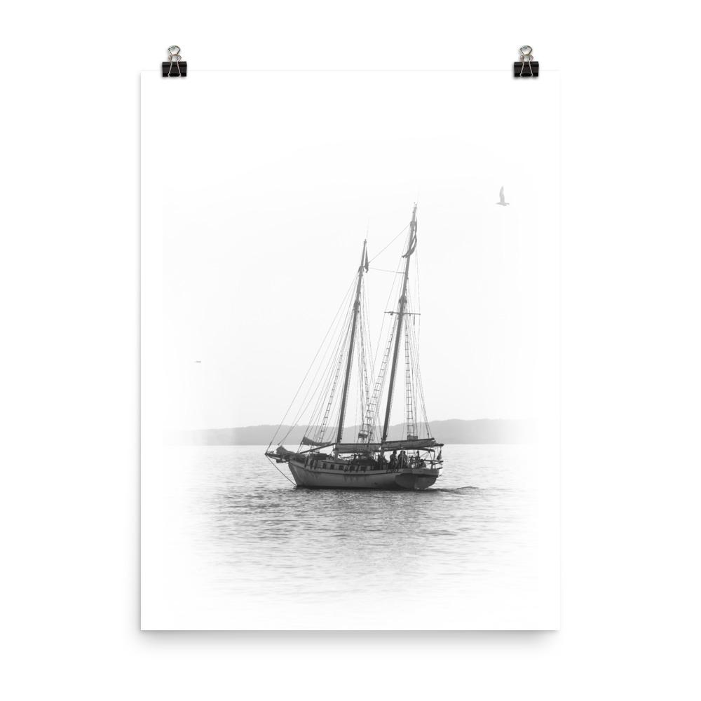 ein Segelboot - Poster 30x41 cm artlia