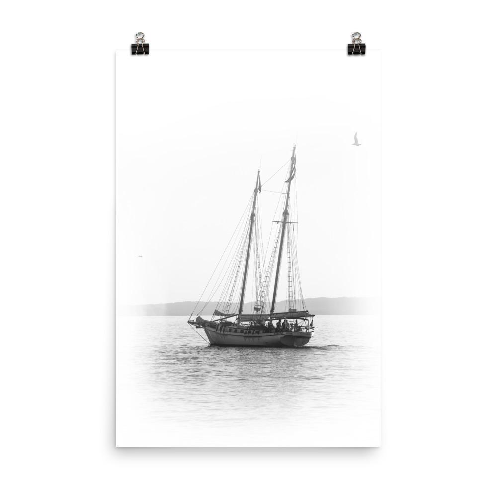 ein Segelboot - Poster 30x45 cm artlia