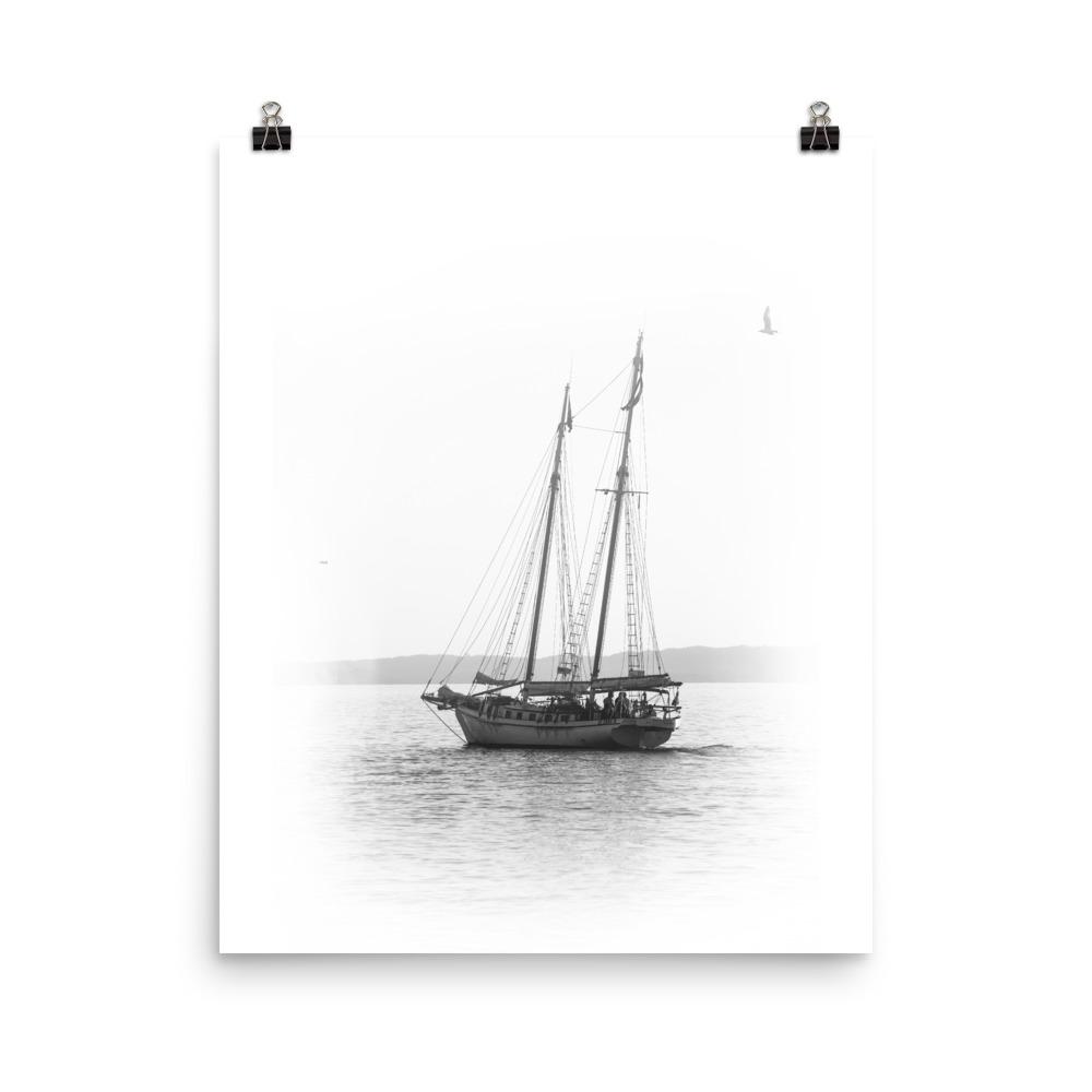 ein Segelboot - Poster 20x25 cm artlia