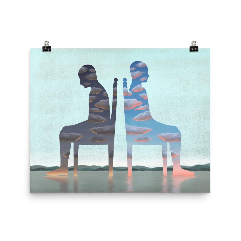 Einsamkeit - Poster 20x25 cm artlia