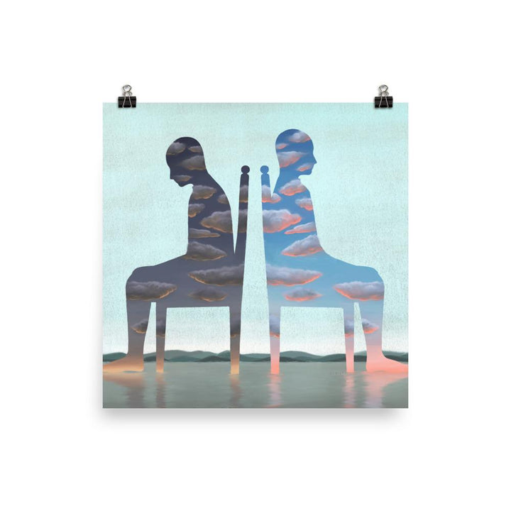 Einsamkeit - Poster 25x25 cm artlia
