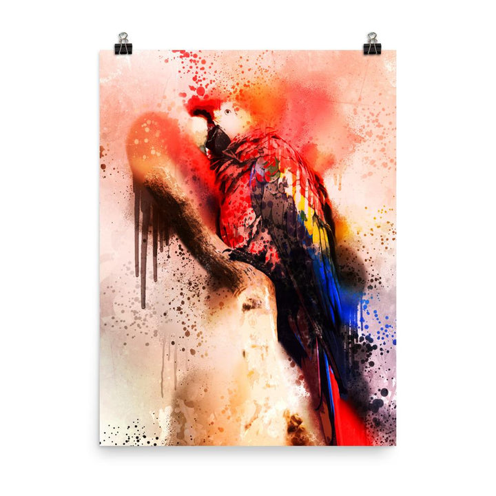 Fantasie Papagei - Poster 30x41 cm artlia