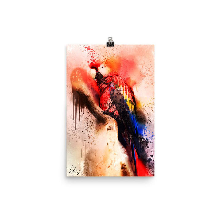 Fantasie Papagei - Poster 30x45 cm artlia