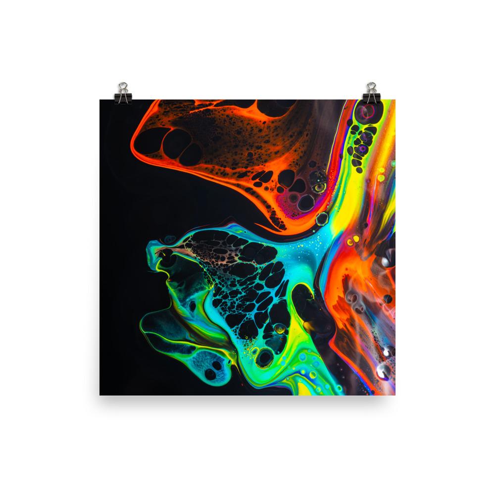 Fractal Abstract 08 - Poster 25x25 cm artlia