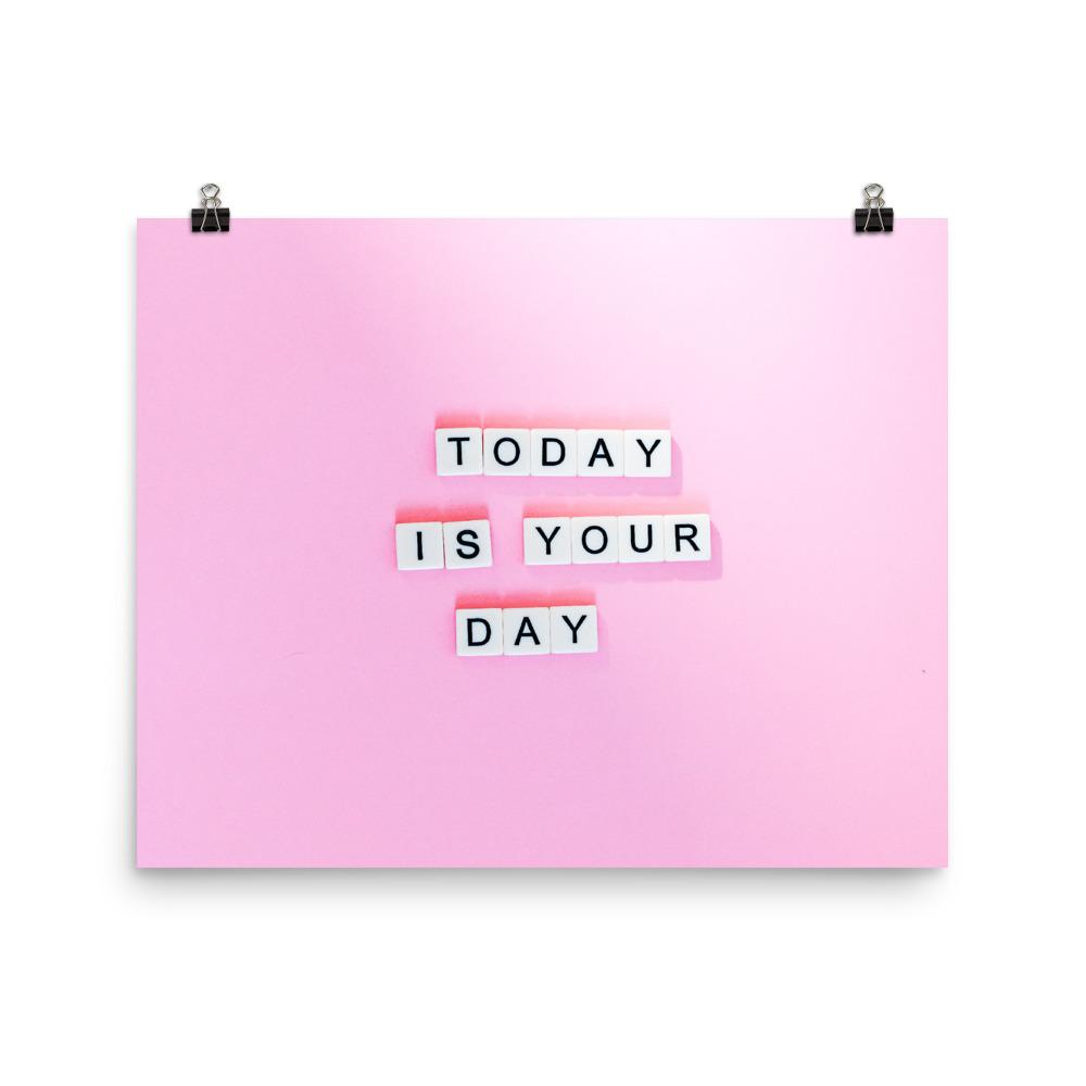 Glückstag - Poster 20x25 cm artlia