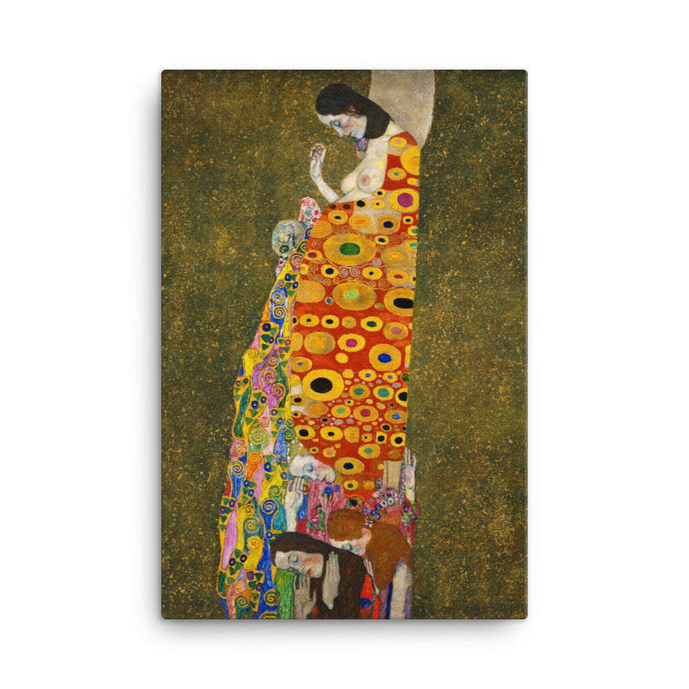 Gustav Klimt, Hope II - Leinwand 61x91 cm artlia