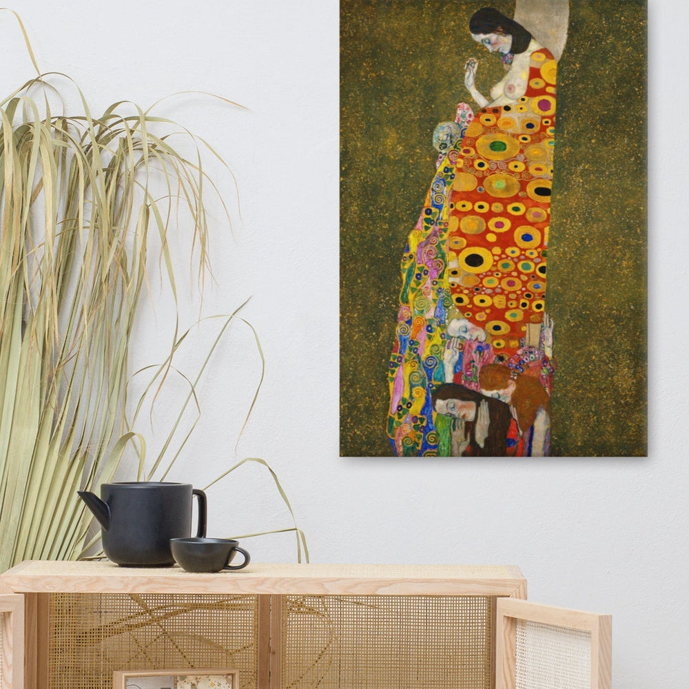Gustav Klimt, Hope II - Leinwand artlia