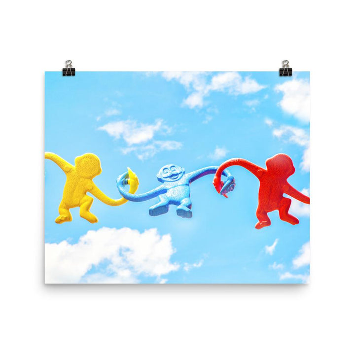 Himmlisches Teamwork - Poster 20x25 cm artlia