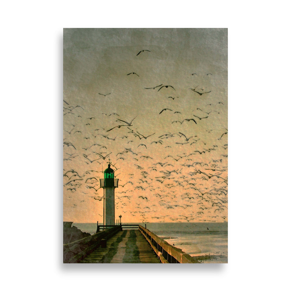 Leuchtturm - Poster 21×30 cm artlia