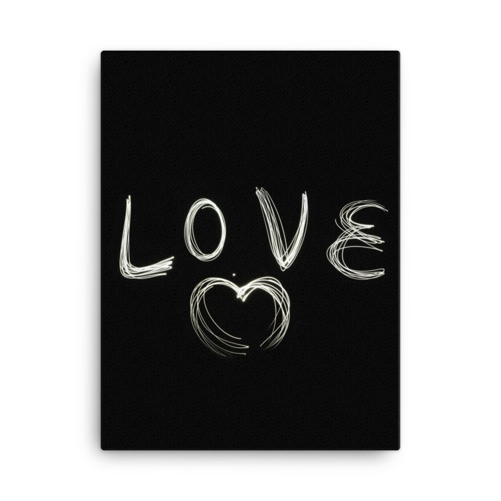 Love with Heart - Leinwand 30x41 cm artlia