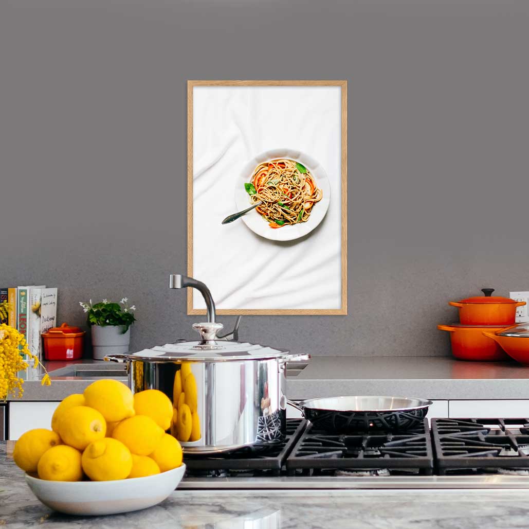 Poster - leckere Spaghetti artlia