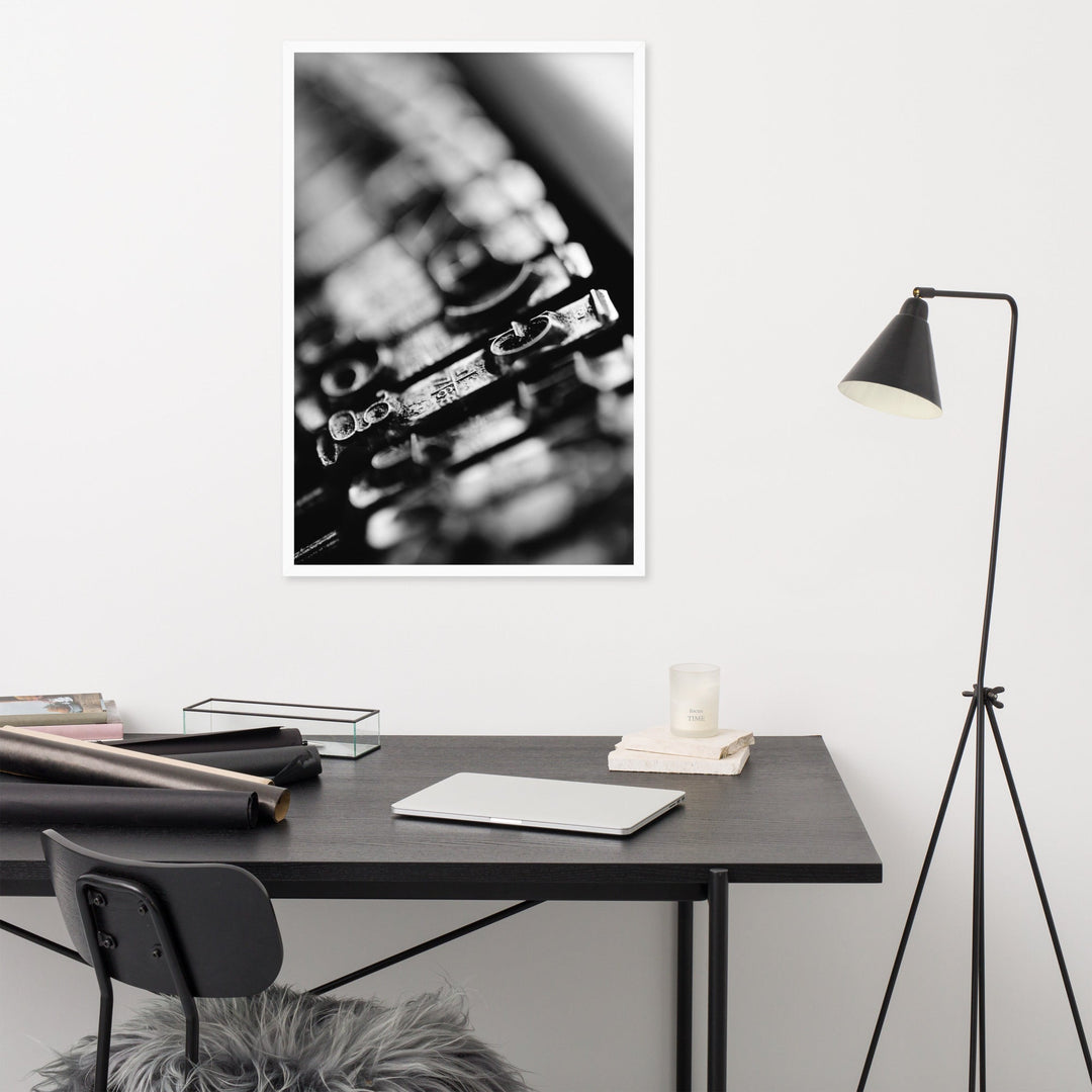 Poster - Schreibmaschine artlia