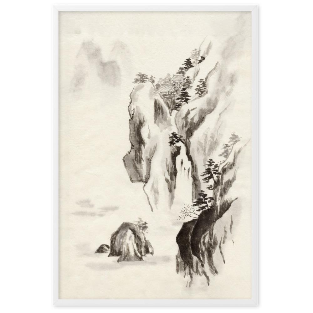 Poster - Tempel im Felsen artlia