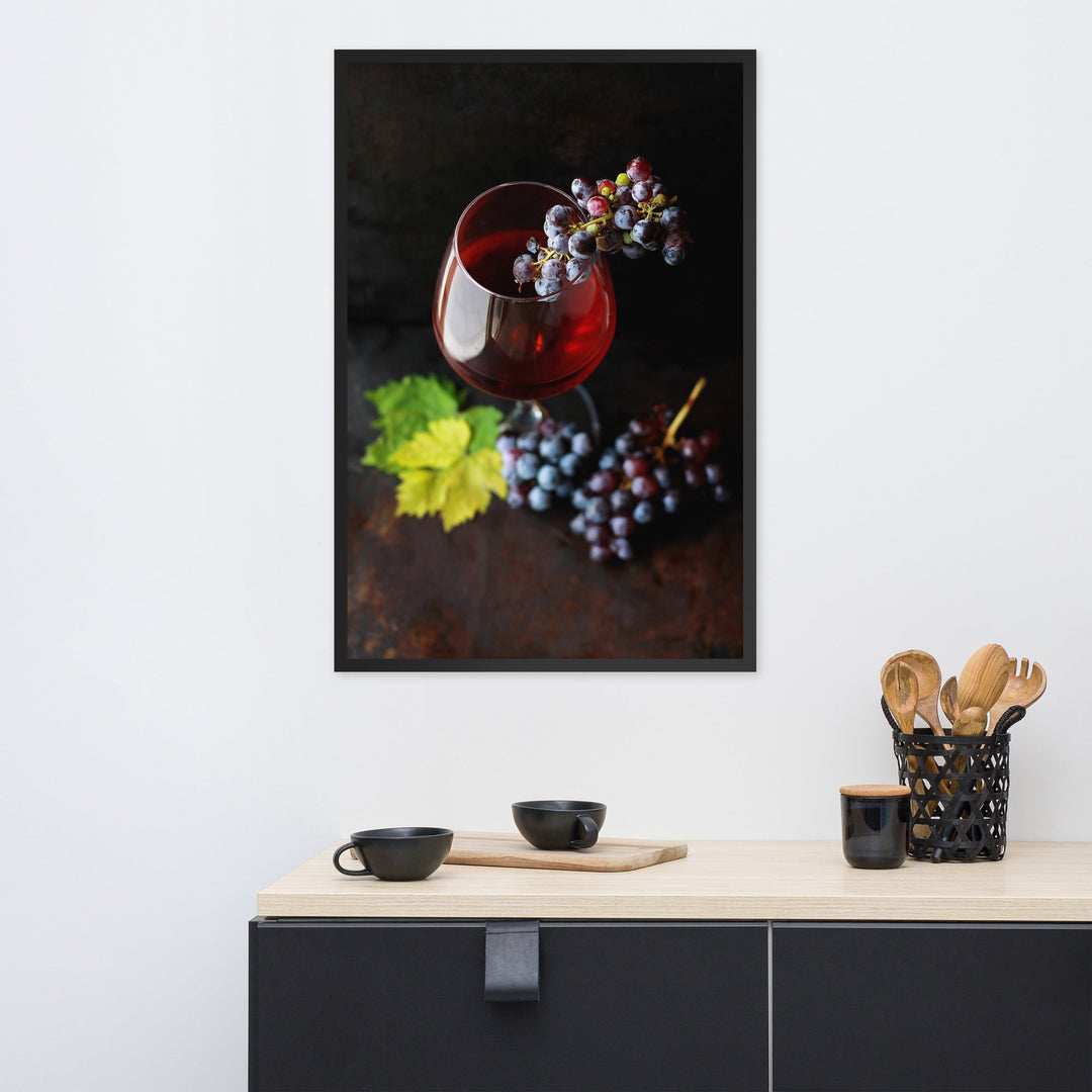 Poster - Wein und Trauben artlia