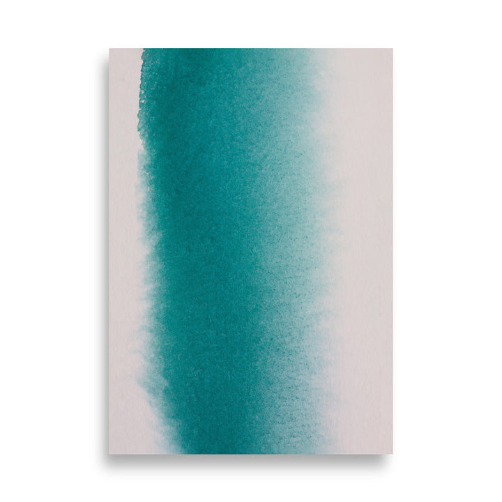 Poster - weißer Strand 21×30 cm artlia