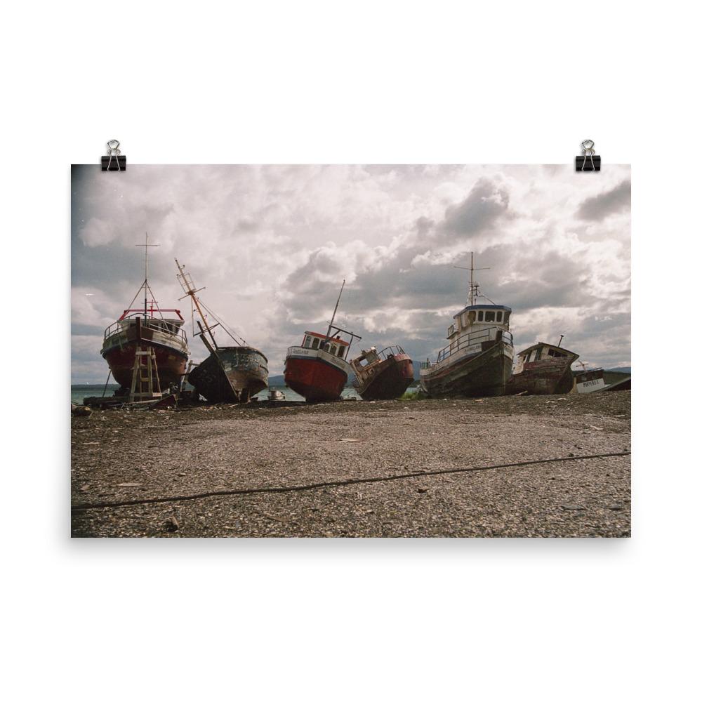 ruhende Schiffe - Poster 30x45 cm artlia