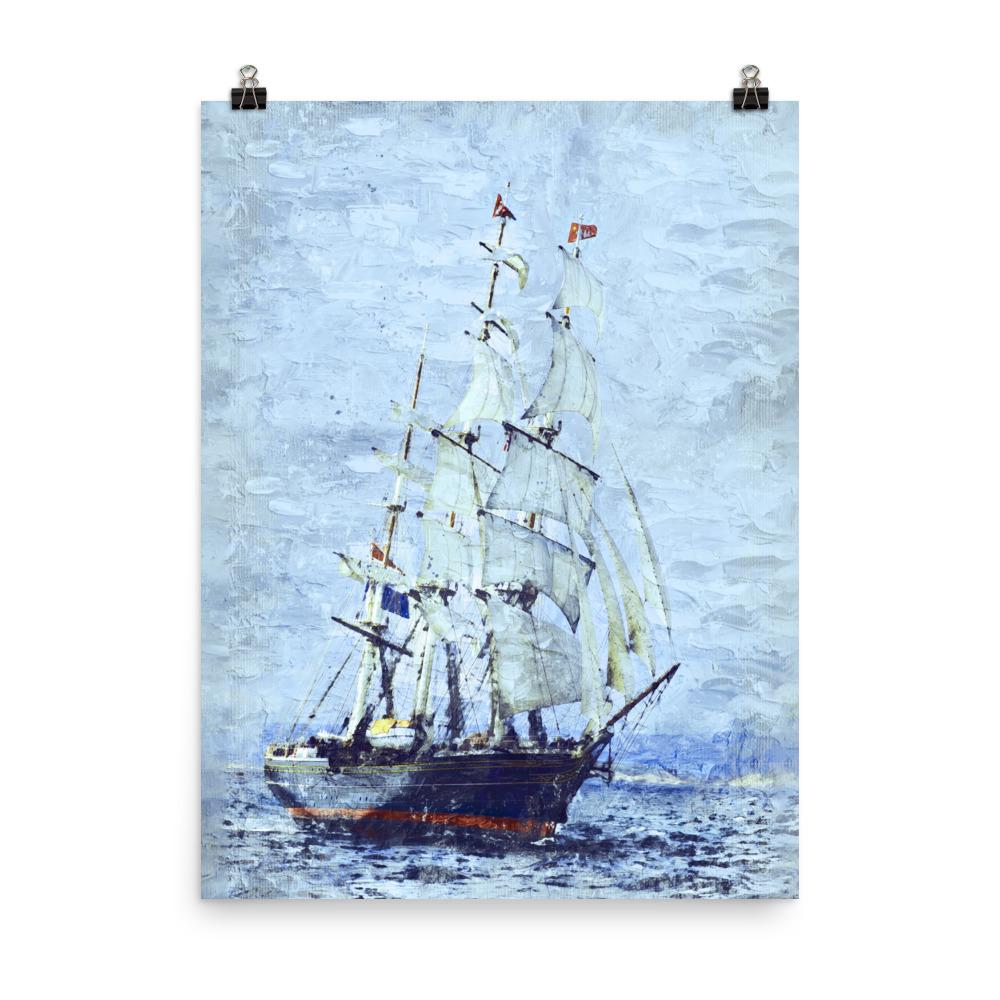 Schiffe des Nordens - Poster 30x41 cm artlia