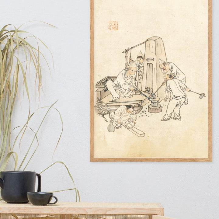 Schmiede, Kim Hong-do - Poster artlia