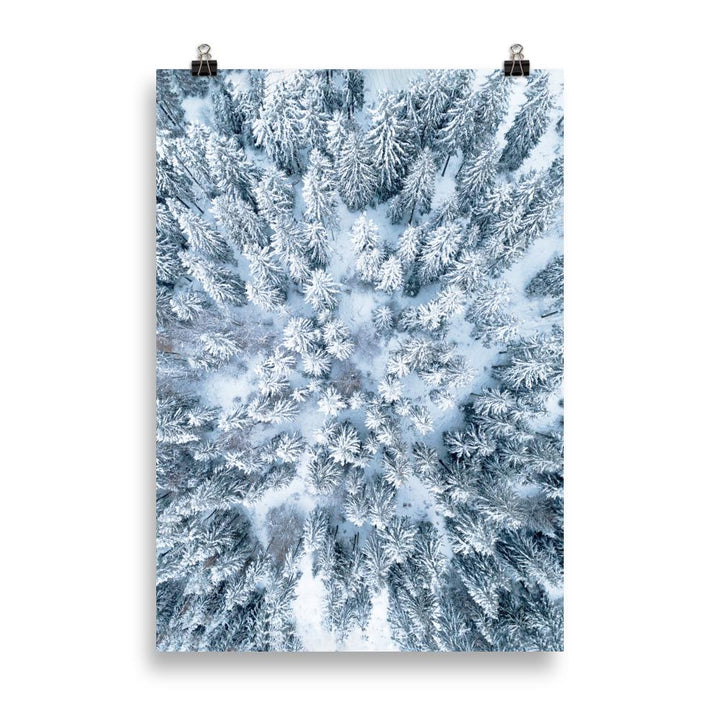 Snow Landscape 7 - Poster 21×30 cm artlia