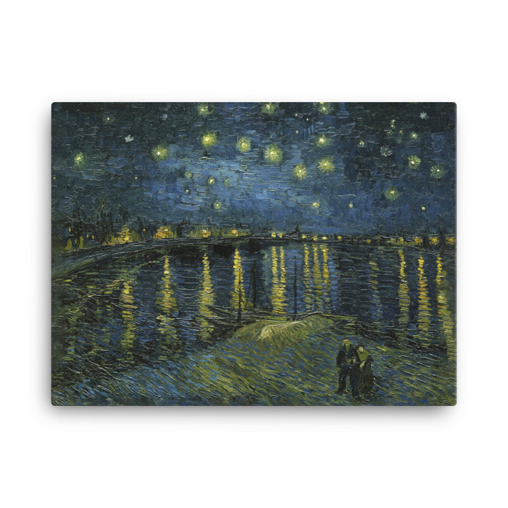 Starry Night over the Rhône - Leinwand 30x41 cm artlia