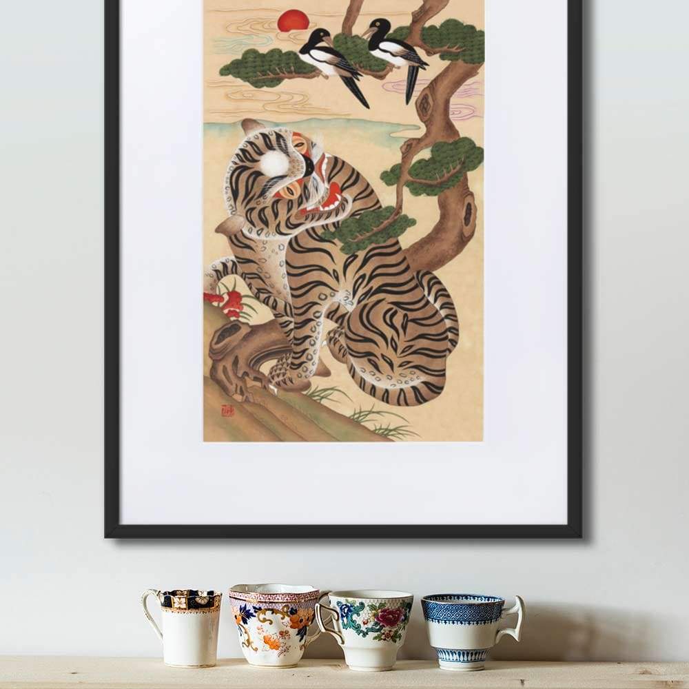 Poster - Tiger und Elster artlia