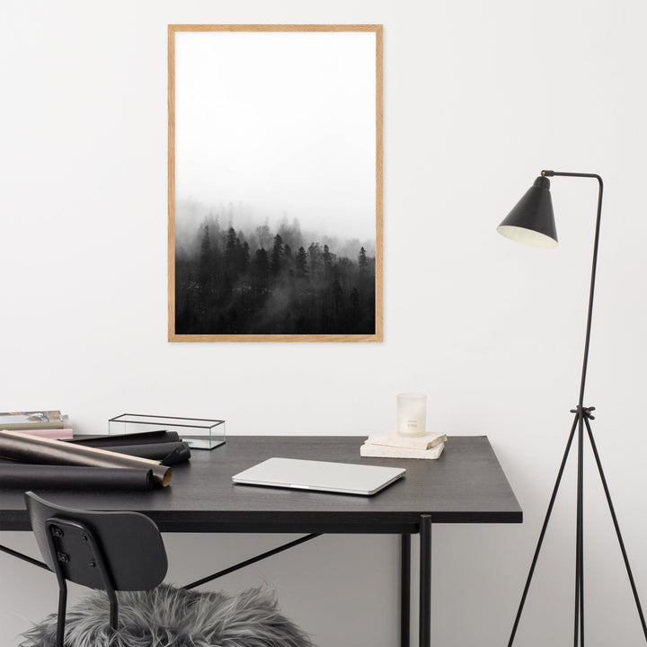 Poster - Wald im Nebel artlia