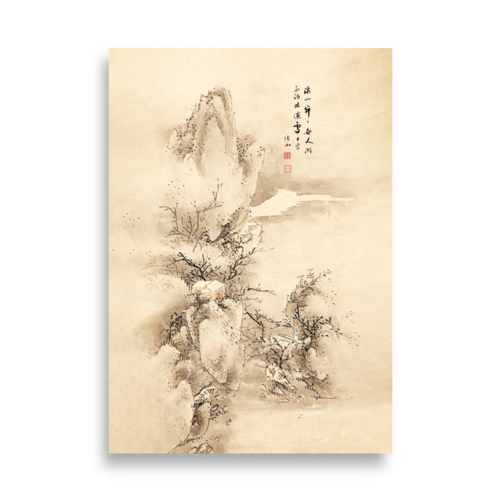 Poster - Winterlandschaft Su Cheol Kim 21×30 cm artlia