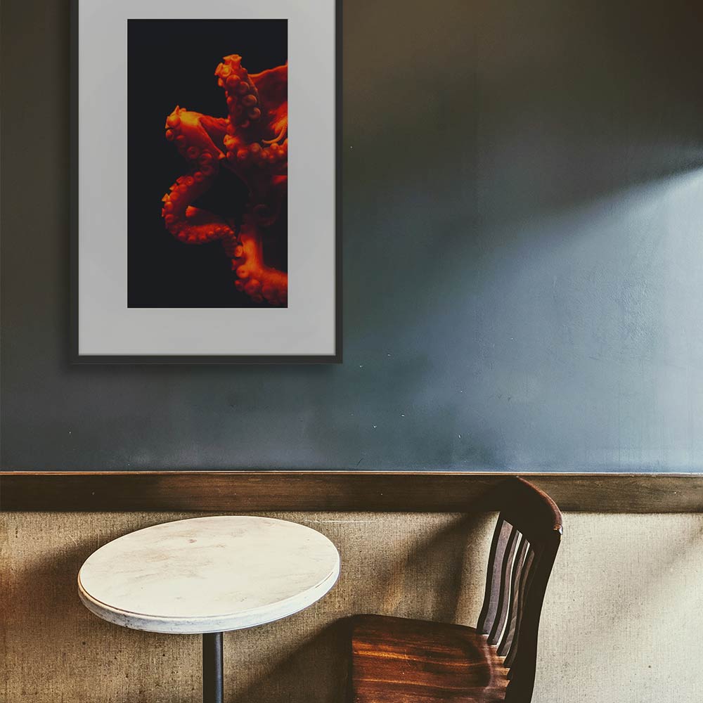 Poster - Wütender Oktopus 61x91 cm artlia