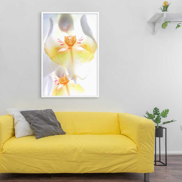 Poster - Yellow Orchid artlia