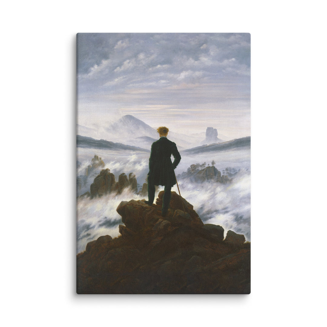 Leinwand - Caspar David Friedrich, Wanderer über dem Nebelmeer