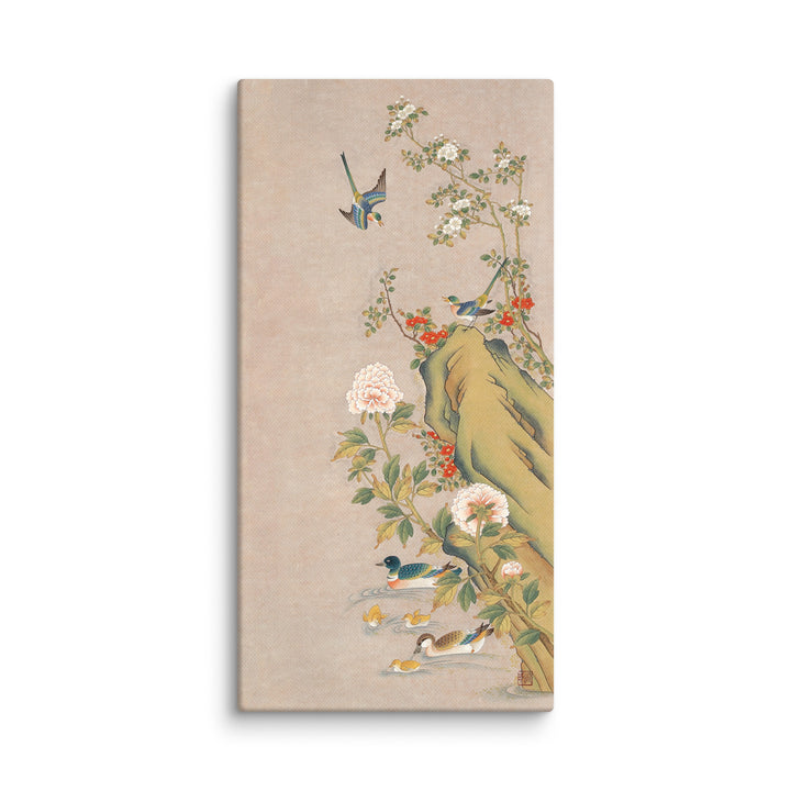 canvas-_in_-12x24-seungmin-yoon-blumen-und-voegel