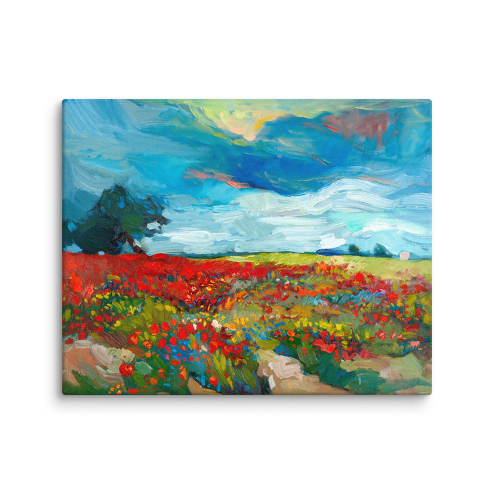 Leinwand - Blumenfelder