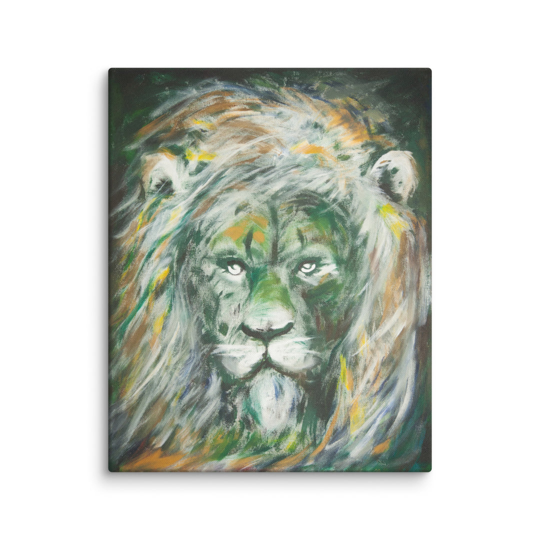 Canvas - Green Lion, Hyoun Wook Song