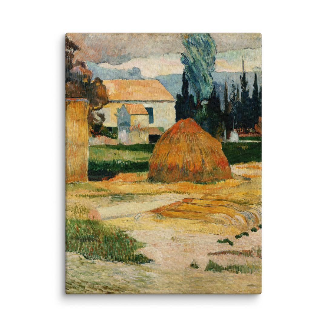 Cuadro - Paul Gauguin, Paisaje cerca de Arles