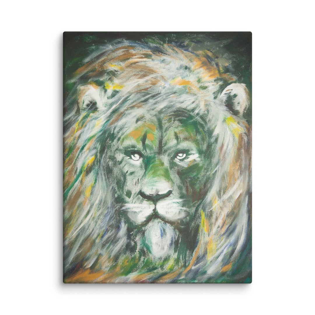 Canvas - Green Lion, Hyoun Wook Song