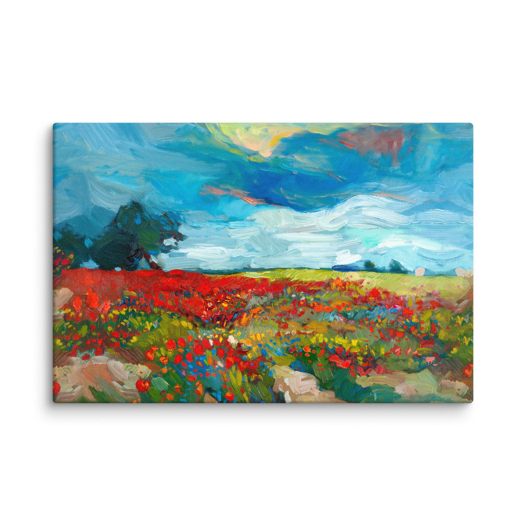 Leinwand - Blumenfelder