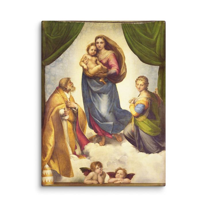 Lienzo - Raffaello Sanzio da Urbino, La Madonna Sixtina