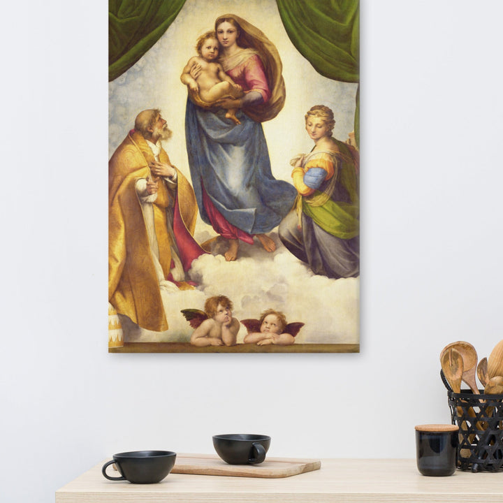 Lienzo - Raffaello Sanzio da Urbino, La Madonna Sixtina