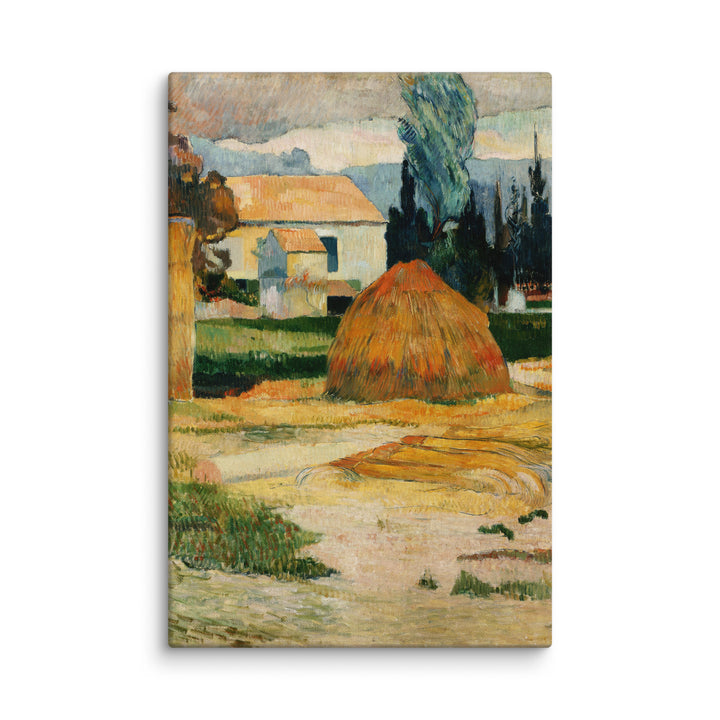 Cuadro - Paul Gauguin, Paisaje cerca de Arles