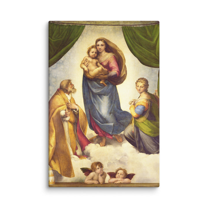 Lienzo - Raffaello Sanzio da Urbino, La Madonna Sixtina