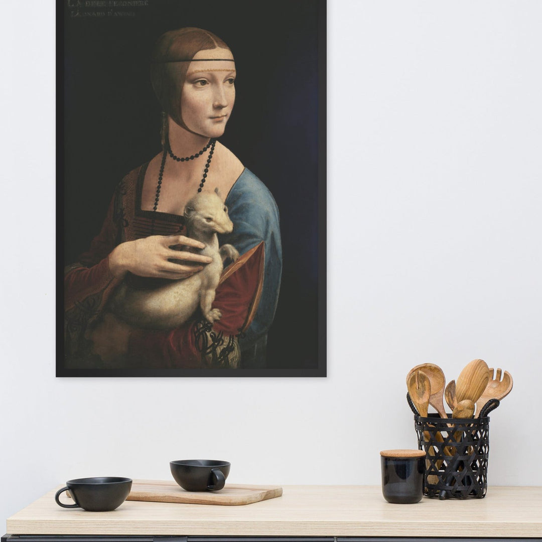 Poster - Leonardo da Vinci, Dame met de hermelijn