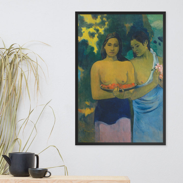Póster - Paul Gauguin, Mujeres tahitianas en la playa
