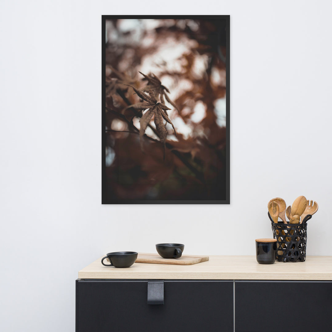 Poster - Autumn leaves - a moment in nature